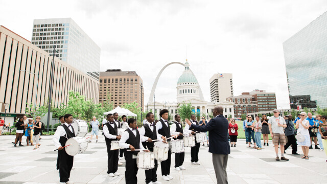 Kiener Plaza Opening - May, 2017