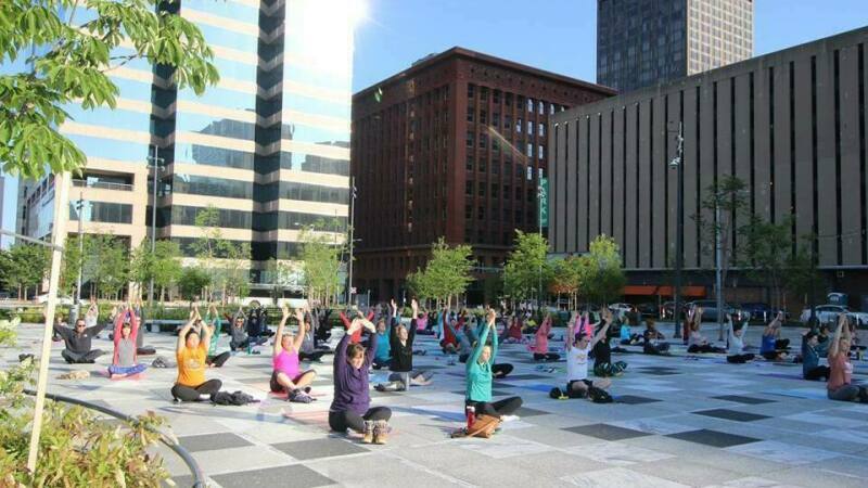 Yoga at Kiener Plaza