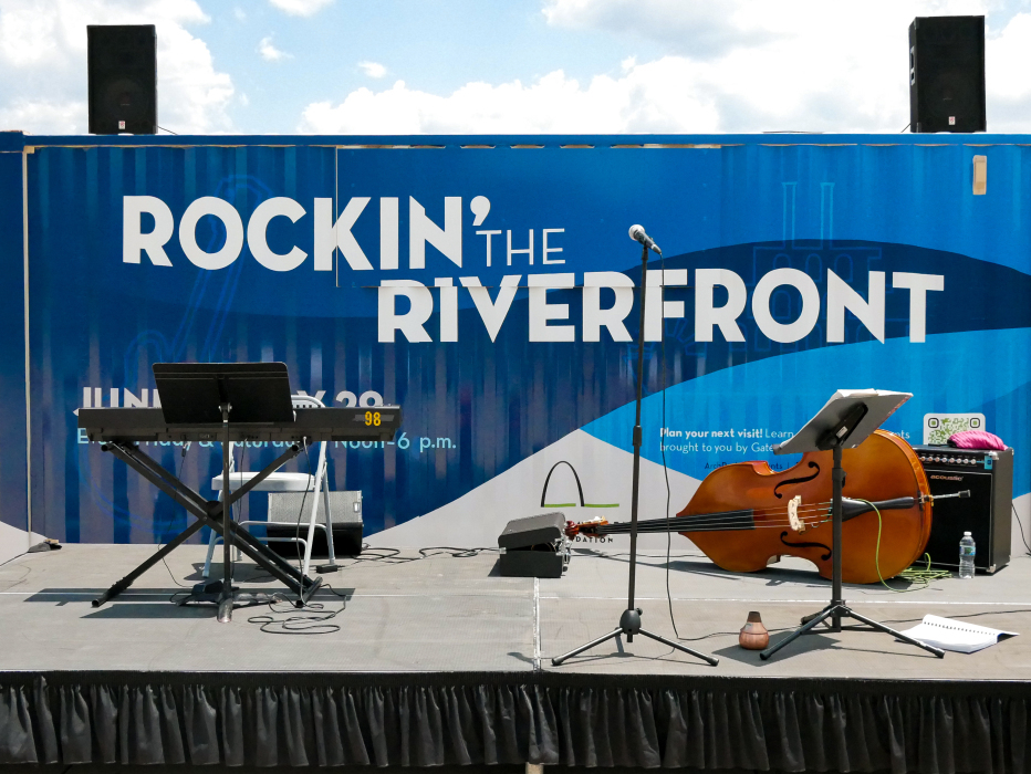 Rockin' the Riverfront setup