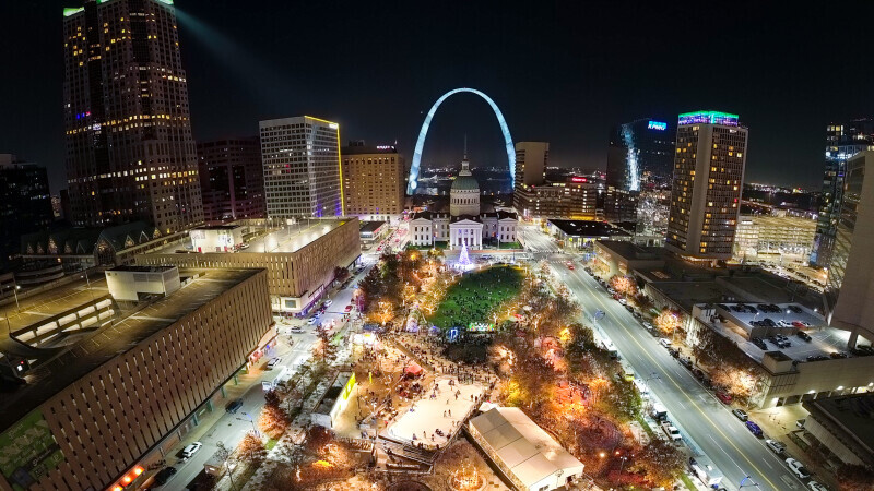 Winterfest 2025 Drone Shot