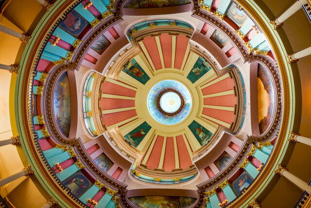 Old Courthouse dome ceiling