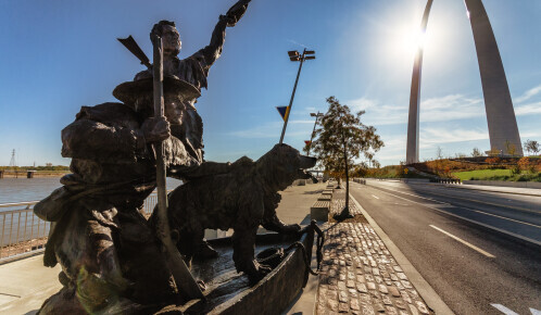 Statues at the Riverfront