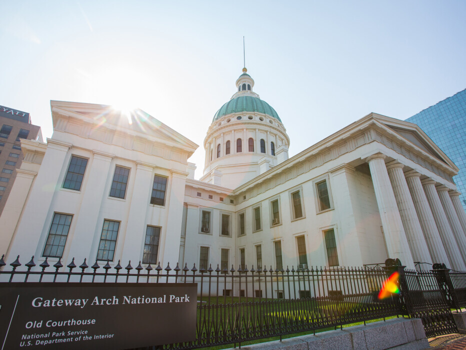 Old Courthouse at Gateway Arch National Park