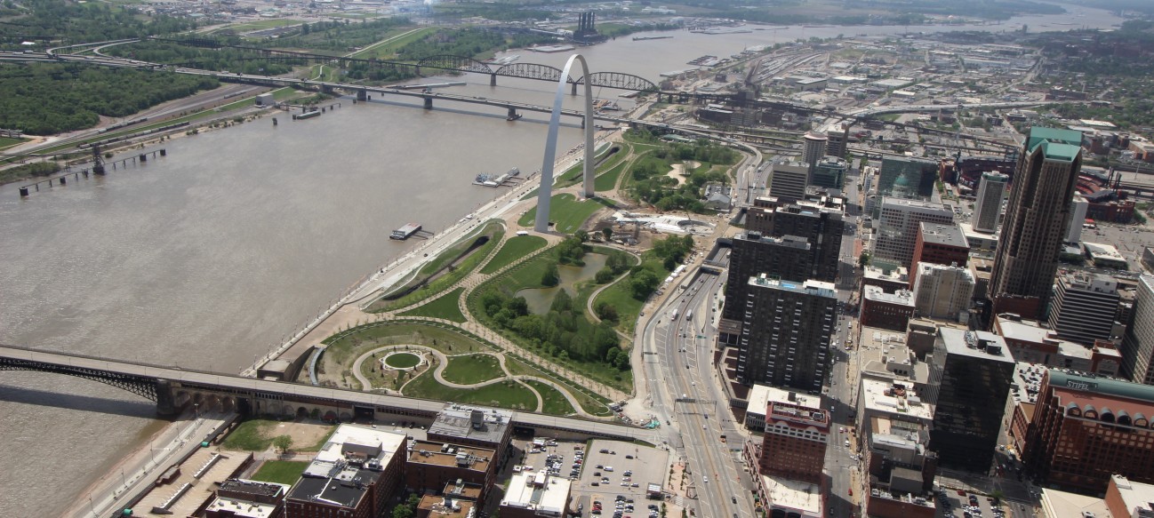 The Saint Louis Riverfront and Arch Park Grounds