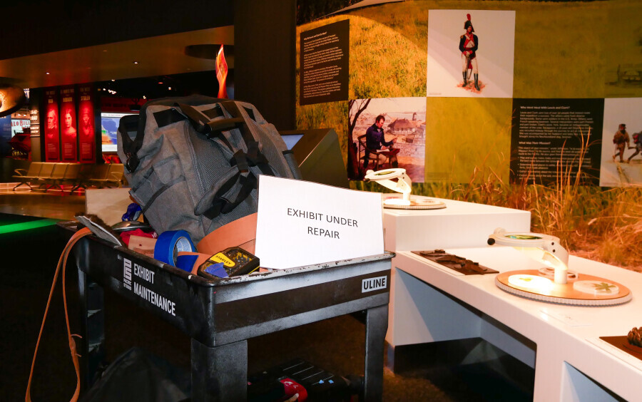 Exhibits Under Repair