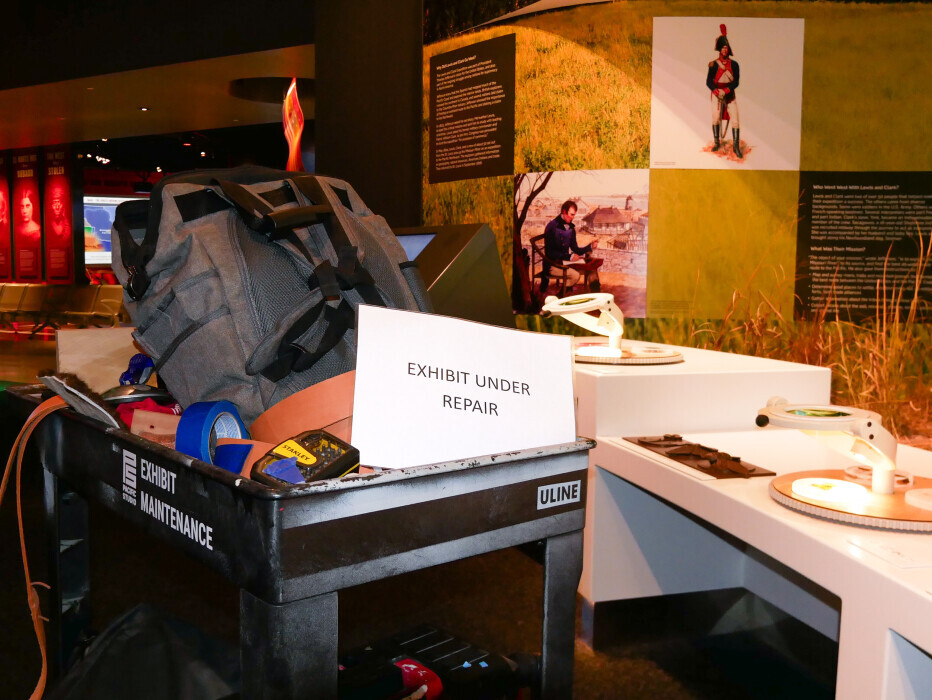 Exhibits Under Repair