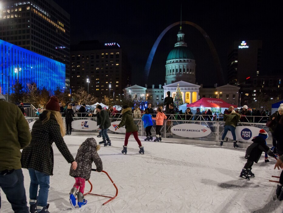 Winterfest Ice Rink dash board sponsors