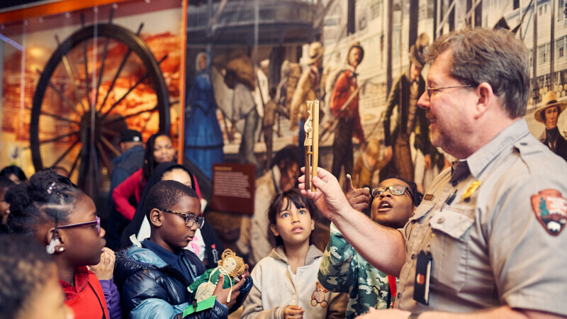Journey Fund Students Engaging with a Ranger, May 2025