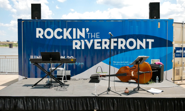 Rockin' the Riverfront setup