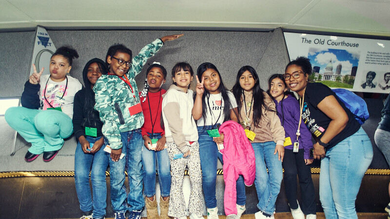 Journey Fund Students at the top of the Gateway Arch, May 2025